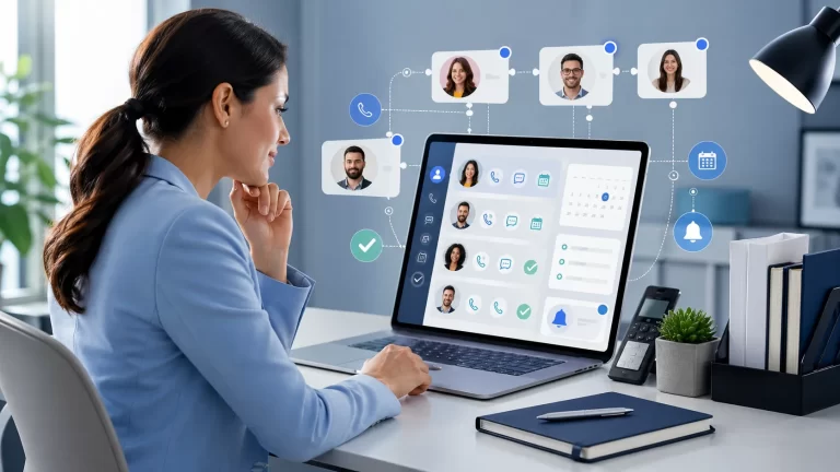 Een professioneel CRM-overzicht helpt gesprekken, afspraken en opvolgingen eenvoudig te beheren.