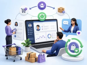Home Een moderne webshop-CRM die klantdata, service en herhaalaankopen overzichtelijk samenbrengt.